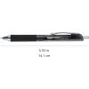 imageAmazon Basics Gel Pens Fine Point Smooth Writing Pens Retractable Assorted 07mm 12 PackBlack