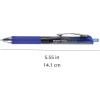 imageAmazon Basics Gel Pens Fine Point Smooth Writing Pens Retractable Assorted 07mm 12 PackBlue