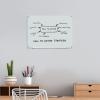 imageAmazon Basics Glass DryErase Board Magnetic Frameless Whiteboard 72Wquot x 48Hquot Magnetic White48W36H