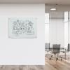 imageAmazon Basics Glass DryErase Board Magnetic Frameless Whiteboard 72Wquot x 48Hquot Magnetic White48W36H