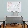 imageAmazon Basics Glass DryErase Board Magnetic Frameless Whiteboard 72Wquot x 48Hquot Magnetic White48W36H