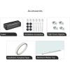 imageAmazon Basics Glass DryErase Board Magnetic Frameless Whiteboard 72Wquot x 48Hquot Magnetic White96W x 48H