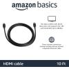 imageAmazon Basics HDMI Cable 10 feet HDMI 21 to HDMI Cable 48Gbps 8K60Hz 4K120Hz Certified Ultra High Speed Black Compatible with PS5XboxTVMonitorBlack