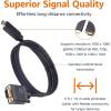 imageAmazon Basics HDMI Source to VGA Display Cable NOT Bidirectional GoldPlated 6 feet Black