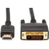 imageAmazon Basics HDMI to DVI Adapter Cable BiDirectional 1080p Gold Plated Black 6 ft 36Packs
