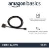 imageAmazon Basics HDMIA to DVI Male Adapter Cable BiDirectional 1080P GoldPlated 3 ft09 m Single Pack Black10 ft