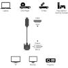 imageAmazon Basics HDMIA to DVI Male Adapter Cable BiDirectional 1080P GoldPlated 3 ft09 m Single Pack Black3 ft