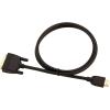 imageAmazon Basics HDMIA to DVI Male Adapter Cable BiDirectional 1080P GoldPlated 3 ft09 m Single Pack Black3 ft