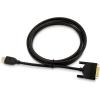 imageAmazon Basics HDMIA to DVI Male Adapter Cable BiDirectional 1080P GoldPlated 3 ft09 m Single Pack Black6 ft