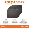 imageAmazon Basics Hanging File Folders Sturdy Letter Size 25Pack Assorted Jeweltone ColorsBlack
