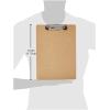 imageAmazon Basics Hardboard Office Clipboard 6Pack Brown30Pack