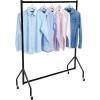 imageAmazon Basics Heavy Duty Rolling Garment Rack Hanging Clothes Organizer Rail for Display and Storage 182 x 152 m Black121 x 152 m