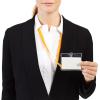 imageAmazon Basics ID Badge Holders Vertical Clear Plastic 255quot x 441quot Pack of 50Horizontal
