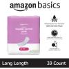 imageAmazon Basics Incontinence Pads for Women Bladder Control Postpartum Overnight Absorbency Unscented 60 Count 2 Packs of 30Maximum 39 Count