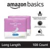 imageAmazon Basics Incontinence Pads for Women Bladder Control Postpartum Overnight Absorbency Unscented 60 Count 2 Packs of 30Moderate 108 Count