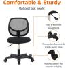 imageAmazon Basics Kids Adjustable Mesh LowBack Swivel Study Desk Chair with Footrest RedBlack