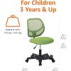 imageAmazon Basics Kids Adjustable Mesh LowBack Swivel Study Desk Chair with Footrest RedGreen