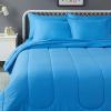 imageAmazon Basics Kids Soft Easy Care Microfiber BedinaBag 5Piece Bedding Set Twin Butterfly FriendsBlue