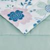 imageAmazon Basics Kids Soft Easy Care Microfiber BedinaBag 5Piece Bedding Set Twin Butterfly FriendsBluish Flower