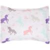 imageAmazon Basics Kids Soft Easy Care Microfiber BedinaBag 5Piece Bedding Set Twin Butterfly FriendsPurple Unicorns
