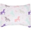 imageAmazon Basics Kids Soft Easy Care Microfiber BedinaBag 5Piece Bedding Set Twin Butterfly FriendsPurple Unicorns