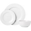 imageAmazon Basics Kitchen Dinnerware Set Microwave and Dishwasher Safe Plates Bowls Service for 6 18Piece White