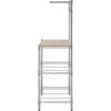 imageAmazon Basics Kitchen Storage Bakers Rack with Removable Top ChromeBeige 18quotD x 24quot W x 59quotH24