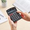 imageAmazon Basics LCD 8Digit Desktop Calculator Portable and Easy to Use Black 1PackBlack