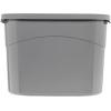 imageAmazon Basics Large Cat Litter Box with High Sides Open Top Includes Scoop 19 x 15 x 1175 inches GreyBeigeGrey