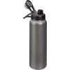 imageAmazon Basics Large Stainless Steel Insulated Water Bottle Spout Lid 301 ounces GrayGray