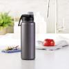 imageAmazon Basics Large Stainless Steel Insulated Water Bottle Spout Lid 301 ounces GrayGray