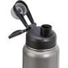 imageAmazon Basics Large Stainless Steel Insulated Water Bottle Spout Lid 301 ounces GrayGray