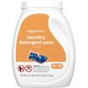 imageAmazon Basics Laundry Detergent Pacs Fresh Scent 120 Count Previously SolimoFresh
