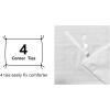 imageAmazon Basics Lightweight Microfiber 2Piece Duvet Cover Set with Zipper Closure TwinTwin XL Bright White Solid  Pack of 4Bright White