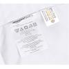 imageAmazon Basics Lightweight Microfiber 2Piece Duvet Cover Set with Zipper Closure TwinTwin XL Bright White Solid  Pack of 4Bright White Striped