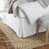 imageAmazon Basics Lightweight Pleated Bed Skirt Queen Bright White SolidBright White