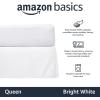 imageAmazon Basics Lightweight Pleated Bed Skirt Queen Bright White SolidBright White