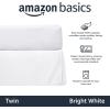 imageAmazon Basics Lightweight Pleated Bed Skirt Queen Bright White SolidBright White