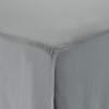 imageAmazon Basics Lightweight Pleated Bed Skirt Queen Bright White SolidDark Grey