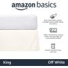 imageAmazon Basics Lightweight Pleated Bed Skirt Queen Bright White SolidOff White