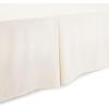 imageAmazon Basics Lightweight Pleated Bed Skirt Queen Bright White SolidOff White
