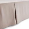 imageAmazon Basics Lightweight Pleated Bed Skirt Queen Bright White SolidTaupe
