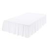 imageAmazon Basics Lightweight Ruffled Bed Skirt Classic Style Soft and Stylish 100 Microfiber with 16quot Drop Machine Washable Wrinkle Free Queen Bright White SolidBright White