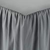 imageAmazon Basics Lightweight Ruffled Bed Skirt Classic Style Soft and Stylish 100 Microfiber with 16quot Drop Machine Washable Wrinkle Free Queen Bright White SolidDark Grey