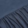 imageAmazon Basics Lightweight Ruffled Bed Skirt Classic Style Soft and Stylish 100 Microfiber with 16quot Drop Machine Washable Wrinkle Free Queen Bright White SolidNavy Blue