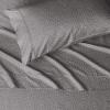 imageAmazon Basics Lightweight Super Soft Easy Care Microfiber 3 Piece Bed Sheet Set with 14Inch Deep Pockets Twin Frosted Lavender Solid 4 PackGray Arrows
