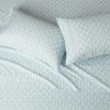 imageAmazon Basics Lightweight Super Soft WrinkleFree Easy Care Microfiber 4Piece Bed Sheet Set with 14Inch Deep Pockets Full Bright White SolidAqua Fern