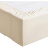 imageAmazon Basics Lightweight Super Soft WrinkleFree Easy Care Microfiber 4Piece Bed Sheet Set with 14Inch Deep Pockets Full Bright White SolidBeige