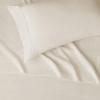 imageAmazon Basics Lightweight Super Soft WrinkleFree Easy Care Microfiber 4Piece Bed Sheet Set with 14Inch Deep Pockets Full Bright White SolidBeige