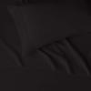 imageAmazon Basics Lightweight Super Soft WrinkleFree Easy Care Microfiber 4Piece Bed Sheet Set with 14Inch Deep Pockets Full Bright White SolidBlack